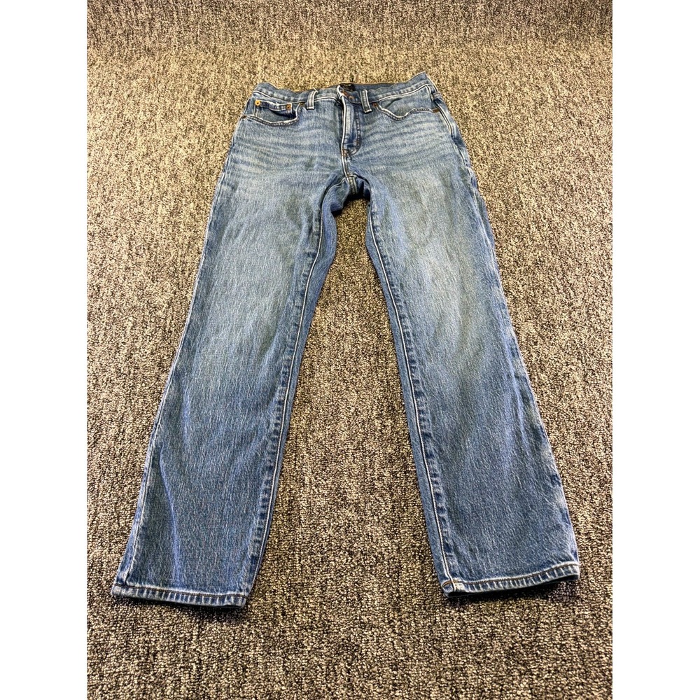 J.Crew Slim Boyfriend Jeans Womens 25 Blue Denim Straight Leg Mid Rise
